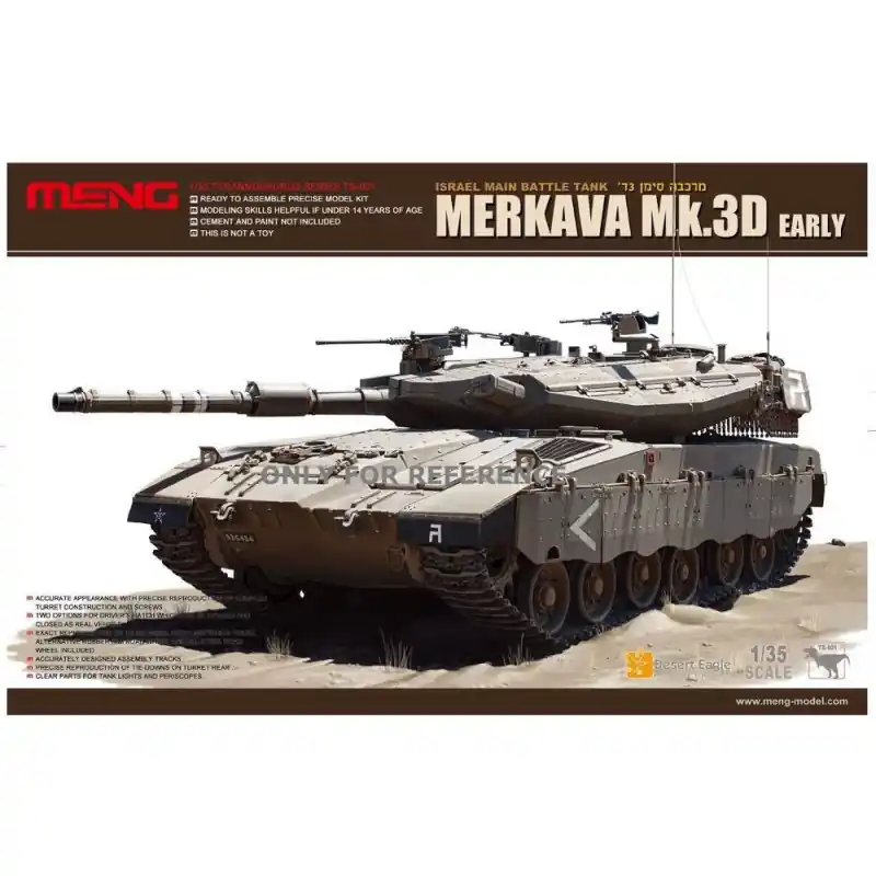 Bon Marché MENG TS-001 Merkava Mk.3d Début De Prod. - 1/35