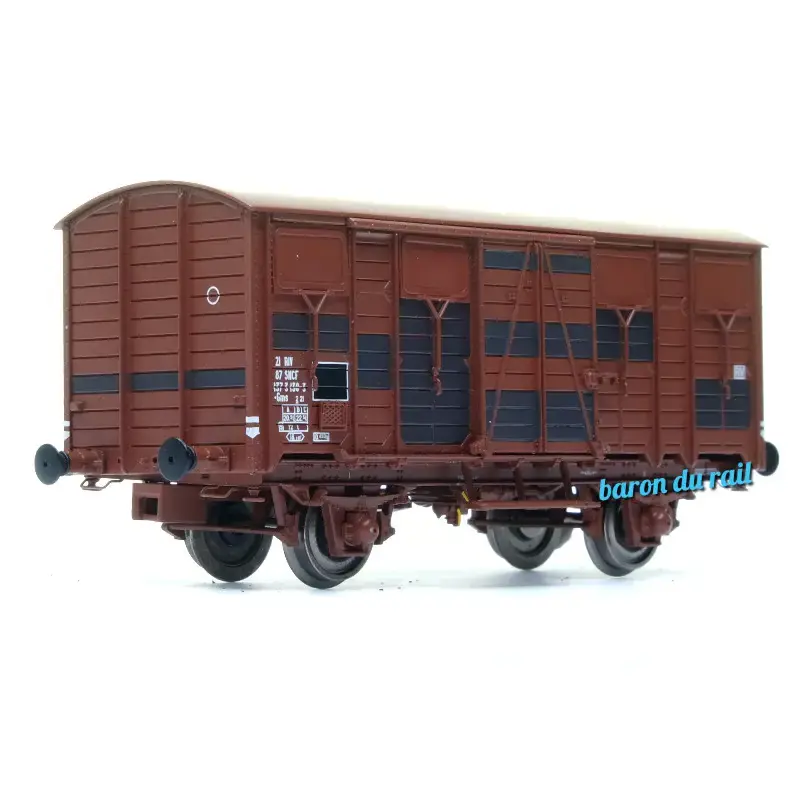 Nouvel Arrivage LS Models 31303 Wagon Couvert Ocem Gms Ép. IVa SNCF - HO 1/87