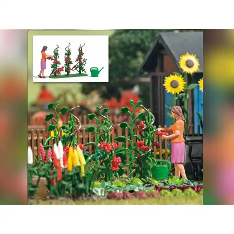 Quantité Limitée BUSCH 7876 Récolte De Tomates - HO 1/87
