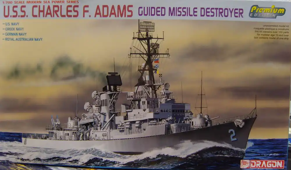 Nouvel Arrivage U.S.S. CHARLES F. ADAMS guided missile destroyer