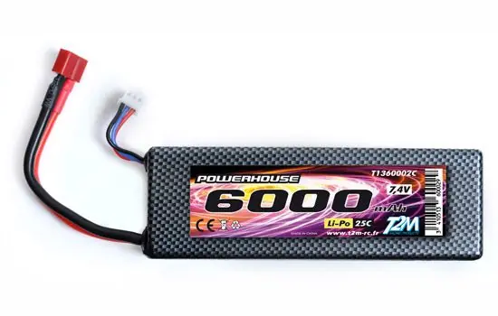 Accu Lipo Car Hard case 6000 - T2M - T1360002C Prix Choc