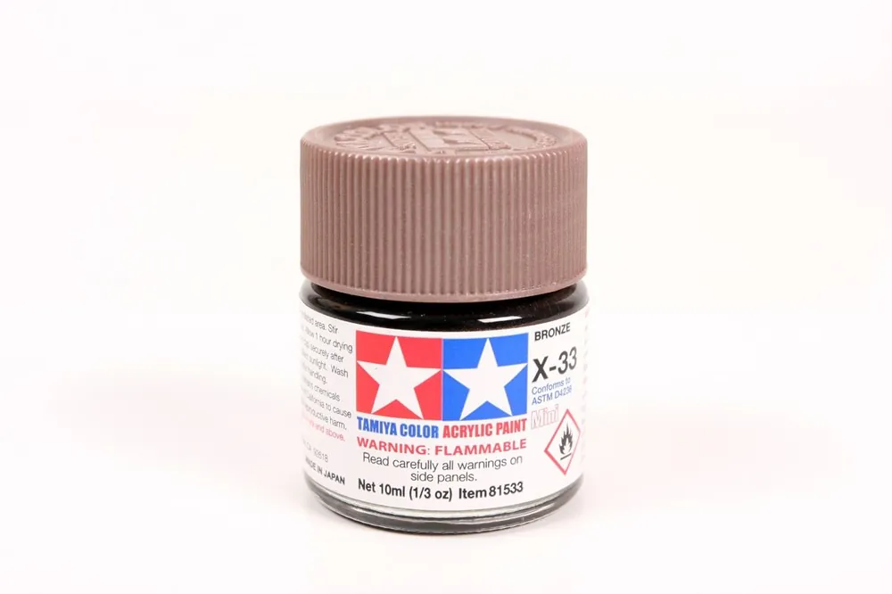 Populaire X33 Bronze Brillant Tamiya - Peinture Acrylique 10ml