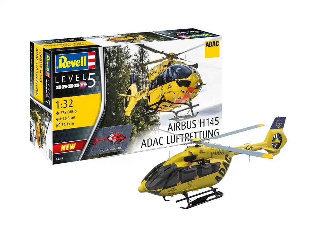 Meilleur Choix Hélicoptère H145 Adac/Rega 1 32 Revell - 04969