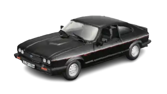 BURAGO Ford Capri 1973 Noire 1/24 - 21093BK Nouvel Arrivage