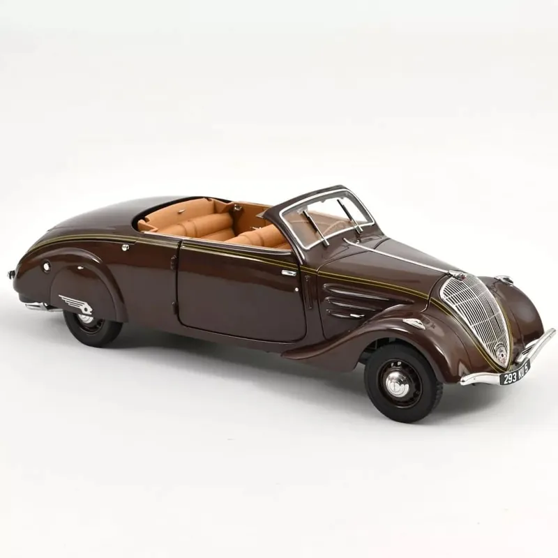 Haute Qualité NOREV Peugeot 402 Eclipse 1937 - Chocolate 1/18 - 184873