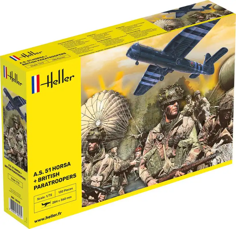 Heller A.S. 51 Horsa + Paratroopers 1 72 30313 Bon Plan
