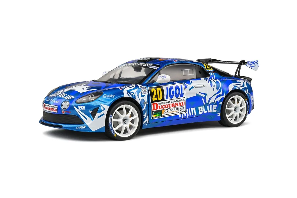Alpine A110 Rallye 20 Bleu Delecour / Guigonnet 1/18 SOLIDO - S1801623 Populaire