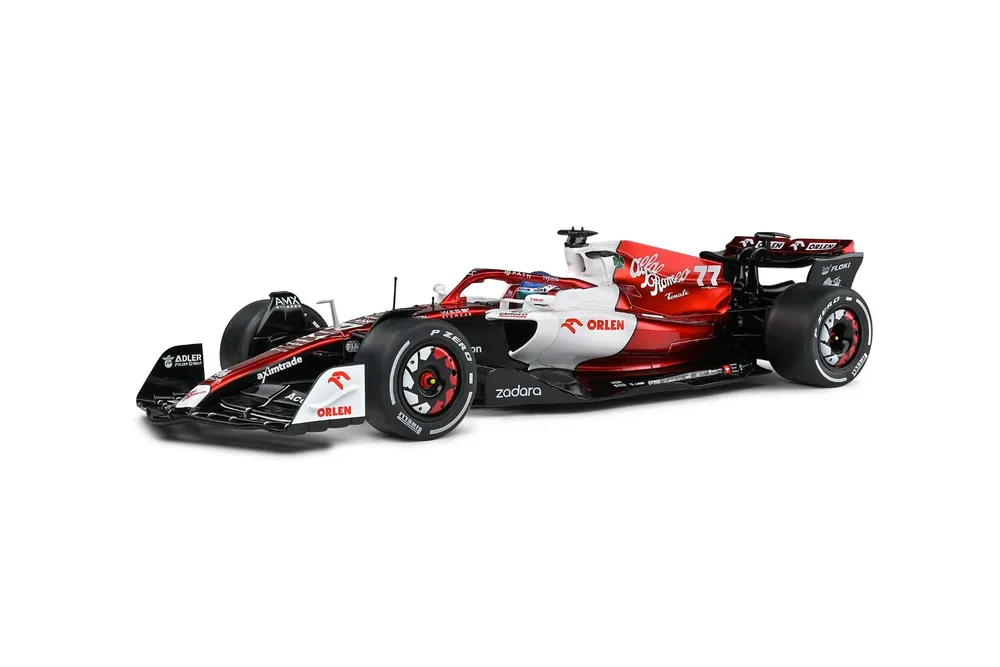 Alfa Romeo C42 Blanche V.Bottas Emilia Romagna Gp 2022 1/18 SOLIDO - S1810201 Populaire