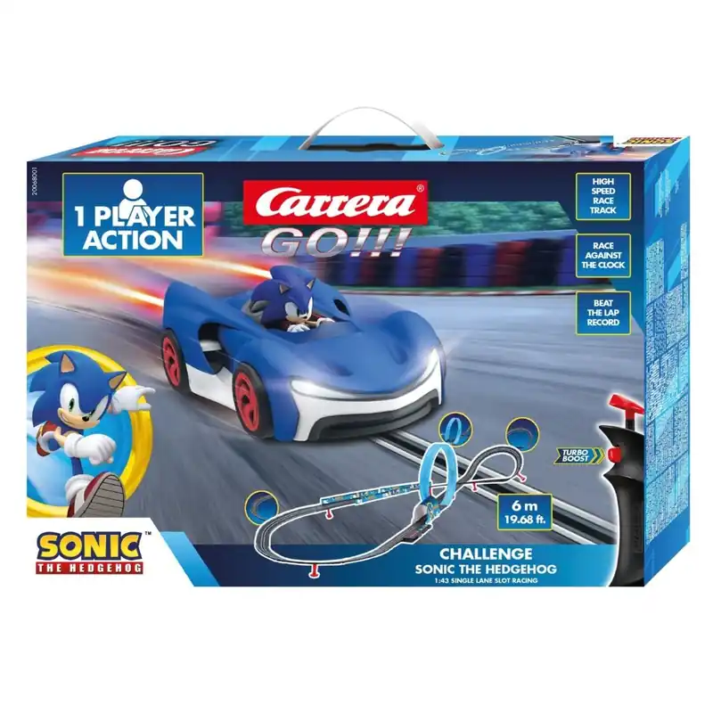 Circuit Carrera GO Challenge Sonic - 20068001 Paiement Sécurisé