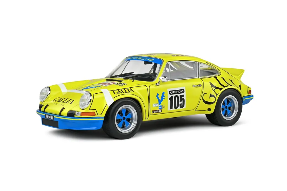 Achat Immédiat Porsche 911 Rsr Yellow Lafosse / Angoulet Tour De France Automobile 1973 1/18 SOLIDO - S1801118
