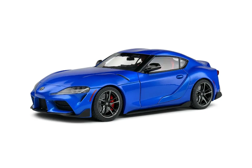 Toyota Gr Supra Blue 2021 1/18 SOLIDO - S1809003 Pas Cher