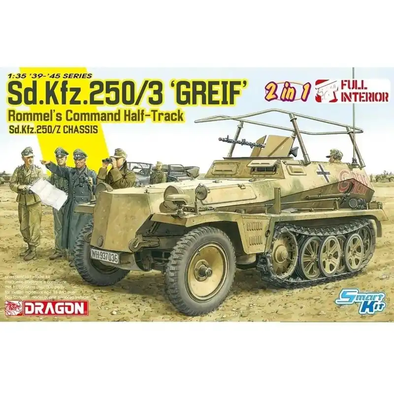 Commande En Gros Dragon Sd.Kfz.250/3 Greif (2 en 1) 1/35 - 6911