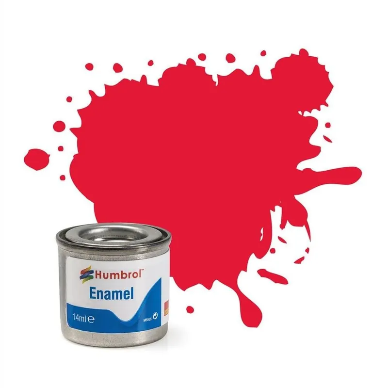 Peinture Humbrol No.238 - Rouge Vif Brillant 14ml Top Vente