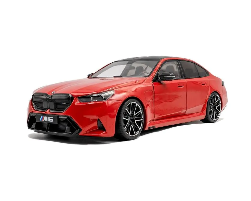 BMW M5 Fire Red 2025 1/18 SOLIDO - S1814702 Bon Plan