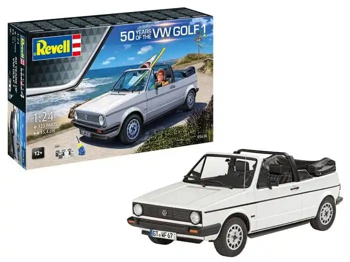 Remise Coffret Cadeau 50 ans VW Golf 1 1/24 Revell - 05636