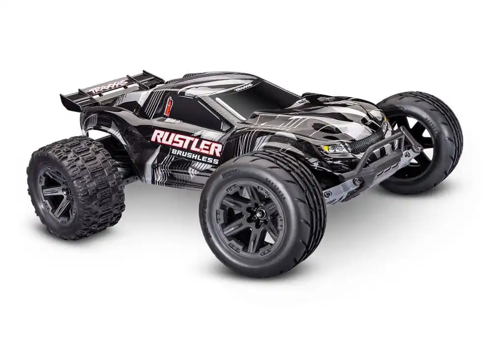 Promotion Traxxas Rustler 4x2 VX3 Brushless RTR Noir - 37454-4-BLK