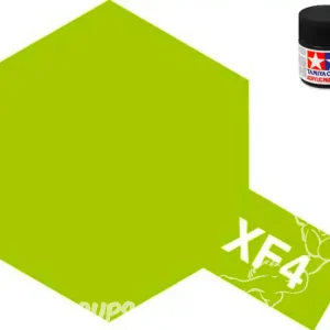 Offre Exclusive peinture maquette tamiya xf04 jaune vert mat 10ml