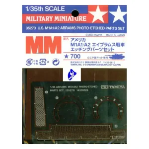 tamiya maquette militaire 35273 photodécoupe M1A1/A2 1/35 Usine Directe