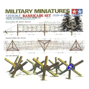 tamiya maquette militaire 35027 set de barricades 1/35 Achetez Aujourd'hui