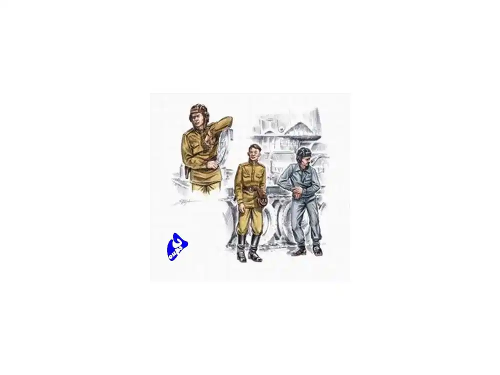 CMK figurine 72139 EQUIPAGE DE CHAR SOVIETIQUE 1/72 Paiement Sécurisé