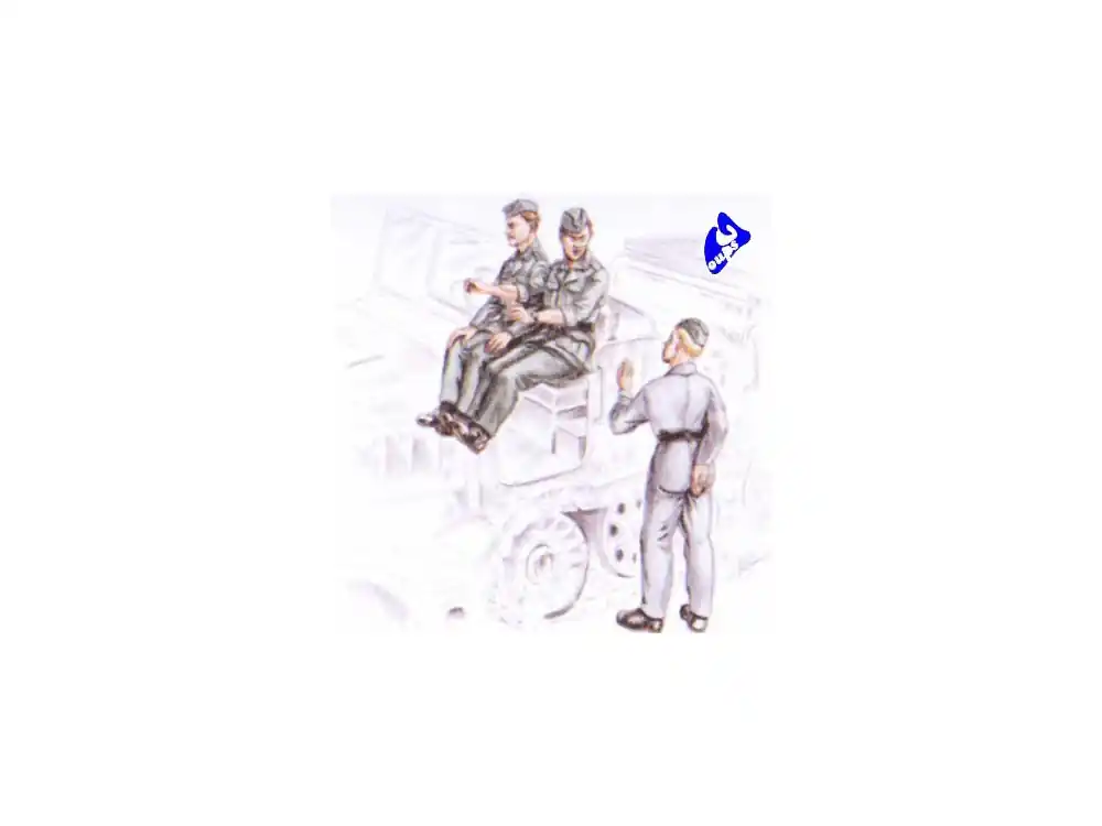 CMK figurine F72155 SDKFZ 9 FAMO EQUIPAGE 1/72 Quantité Limitée