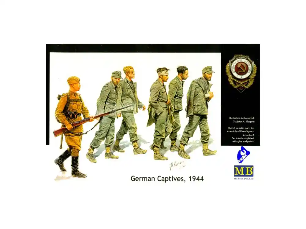 Must-Have Master Box maquette militaire 3517 PRISONNIERS ALLEMANDS 1/35