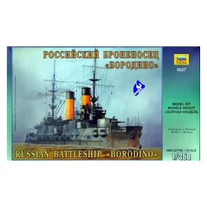 Zvezda maquette bateau 9027 Croiseur Russe Borodino 1/350 Prix Cassé