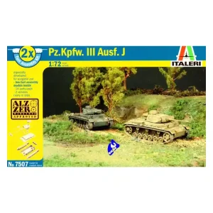 Réduction ITALERI maquette militaire 7507 Pz.Kpfw III Ausf.J 1/72