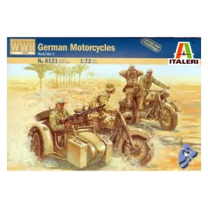 ITALERI maquette militaire 6121 Motos Allemandes 1/72 Offre Limitée