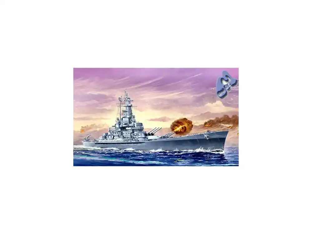 Prix Bas TRUMPETER maquette bateau 05761 CUIRASSE USS BB-59 1/700