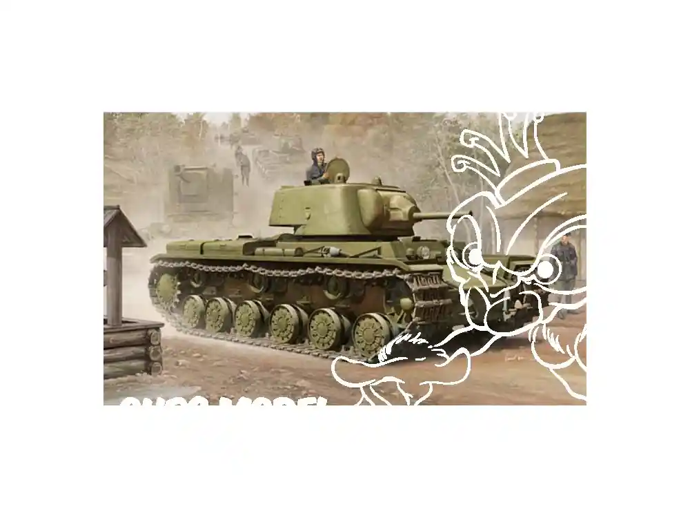TRUMPETER maquette militaire 01561 CHAR SOVIETIQUE KV-1 1/35 Expédition Rapide