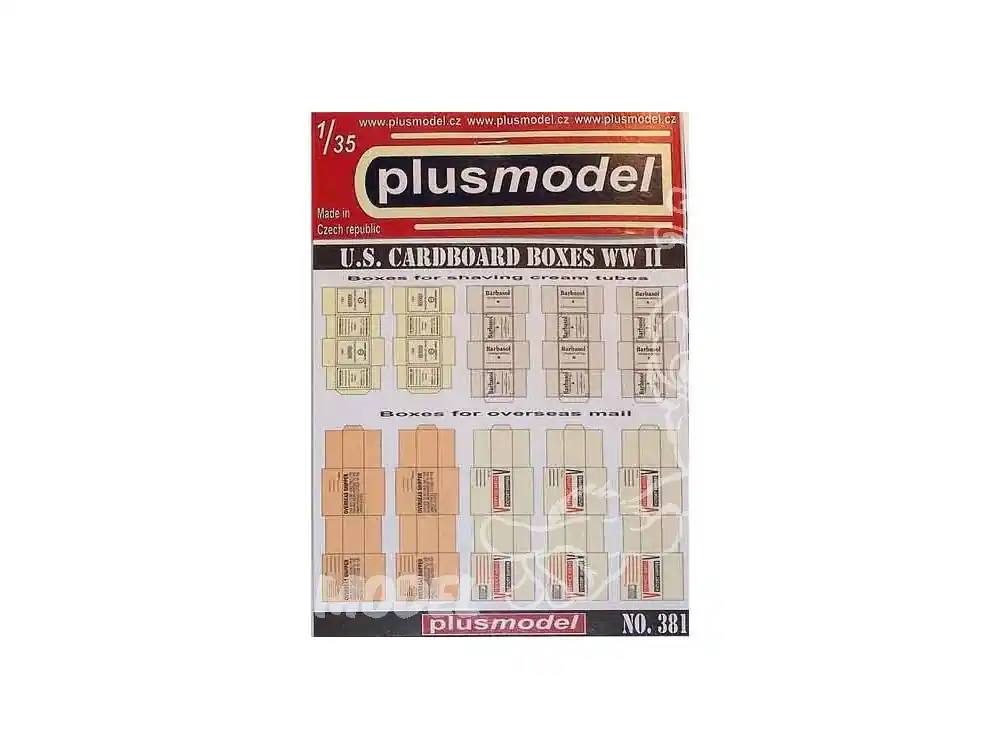 Usine Directe Plus Model 381 BOITE EN CARTONS US WWII 1/35