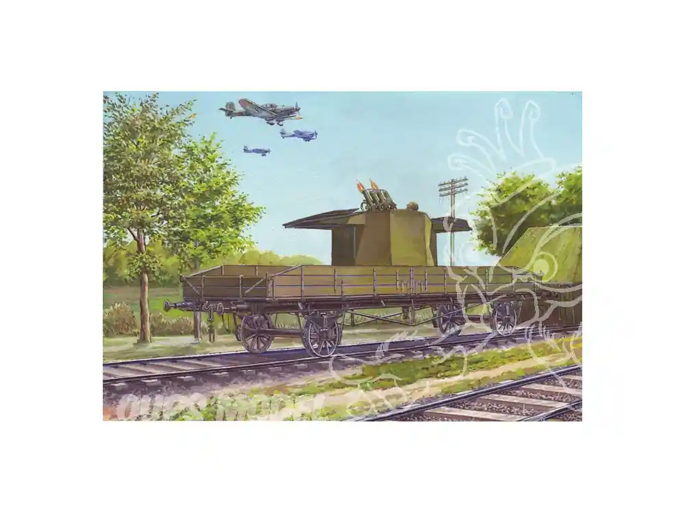 Meilleure Vente UM maquettes militaire 617 WAGON PLATEAU ANTI AERIEN SOVIETIQUE "SAM" 1/72