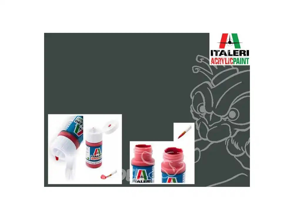 Dernier Modèle peinture maquette Italeri 4728 Olive drab US Army mat