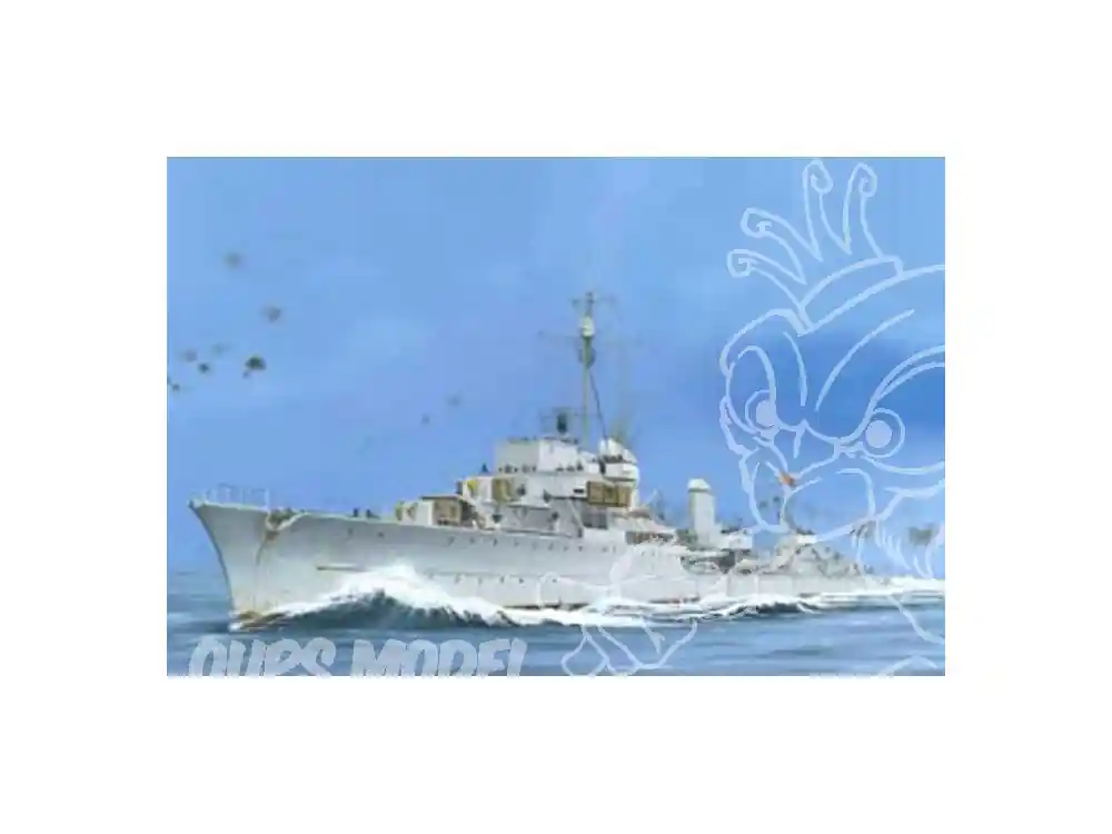 Trumpeter maquette bateau 05323 DESTROYER ALLEMAND Zerstorer Z-43 1944 1/350 Certifié