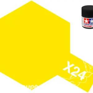 Nouvel Arrivage peinture maquette tamiya x24 XL jaune clear 23ml