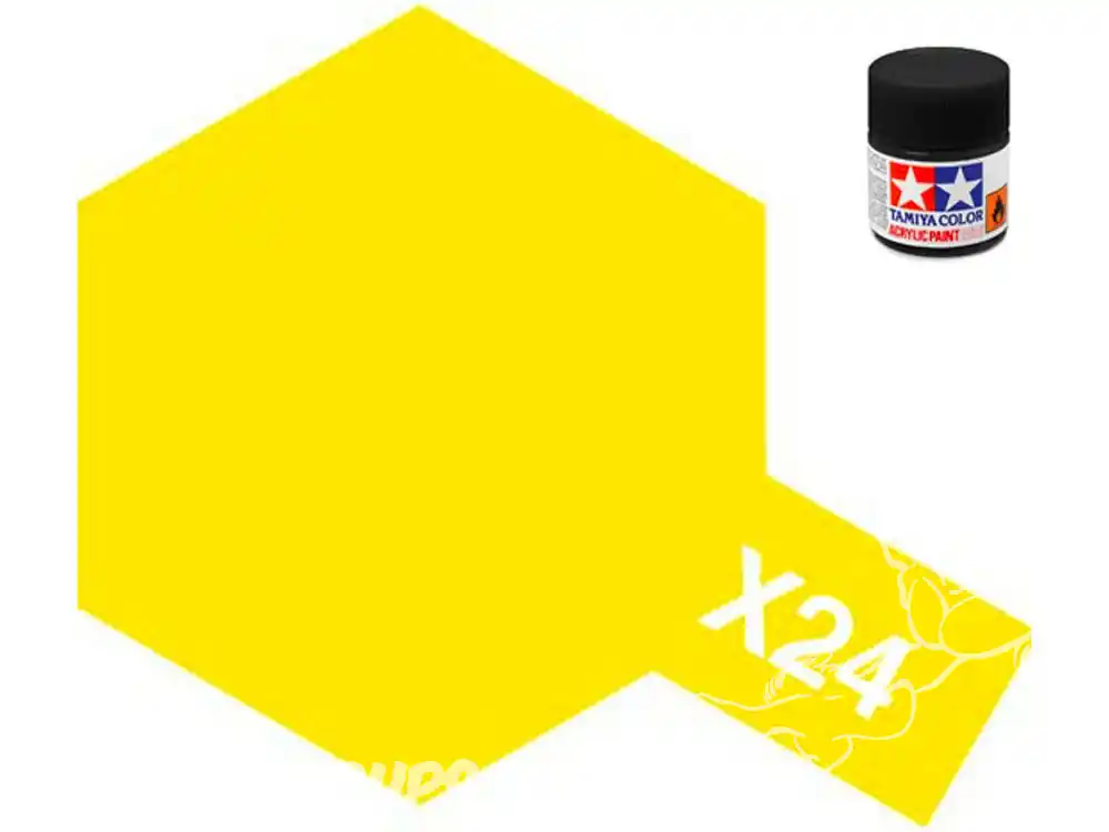 Nouvel Arrivage peinture maquette tamiya x24 XL jaune clear 23ml