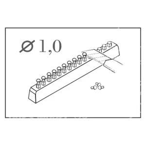Nouvelle Collection CMK accessoire militaire 002 TETE DE RIVET 1.0 MM 1/35