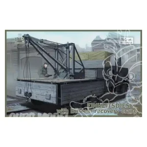 Dernière Chance IBG maquette militaire 35006 EINHEITSDIESEL avec GRUE DE REMORQUAGE "BILSTEIN" 1/35