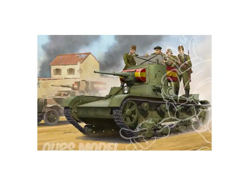 HOBBY BOSS maquette militaire 82496 Soviet T-26 Light Infantry Tank Mod.1935 1/35 Expédié Aujourd'hui