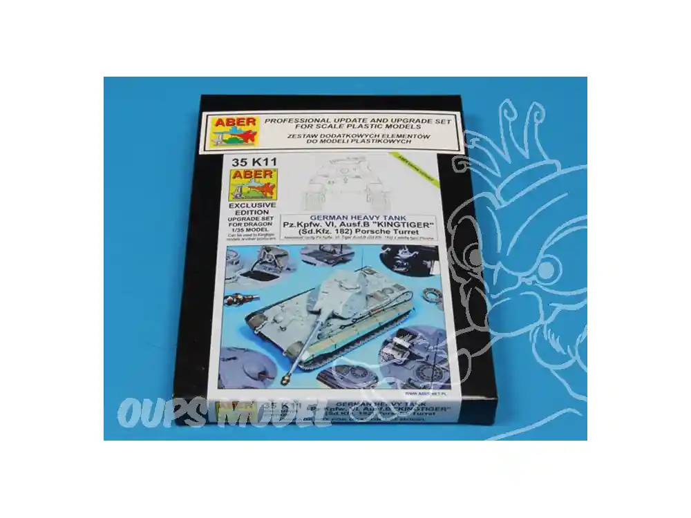 Prix Cassé Aber 35K11 Kit amelioration King Tiger Porsche 1/35