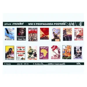 Plus Model 004 Posters propagande WWII 1/35 Usine Directe