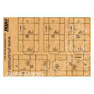 Commander Maintenant Plus Model 009 Boites cartons US 1/35