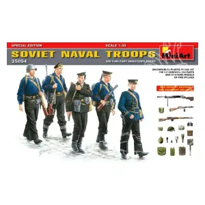 Mini art maquette militaire 35094 TROUPES NAVALES SOVIÉTIQUES 1/35 Meilleur Prix