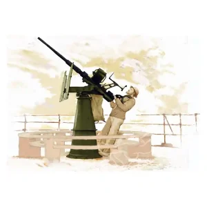 Usine Directe UM maquettes militaire 651/002 OERLIKON Mk. IIIA 20mm/70 AA CANON ANTI-AÉRIEN 1/72