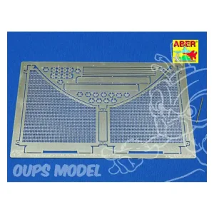 Retour Gratuit Aber 16036 Grilles anti mines pour Tigre II tamiya et Trumpeter 1/16