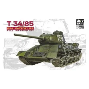 Achat Immédiat Afv Club maquette militaire 35145 CHAR MOYEN SOVIETIQUE T-34/85 (usine 174) 1944 Intérieur entièrement détaillé 1/35