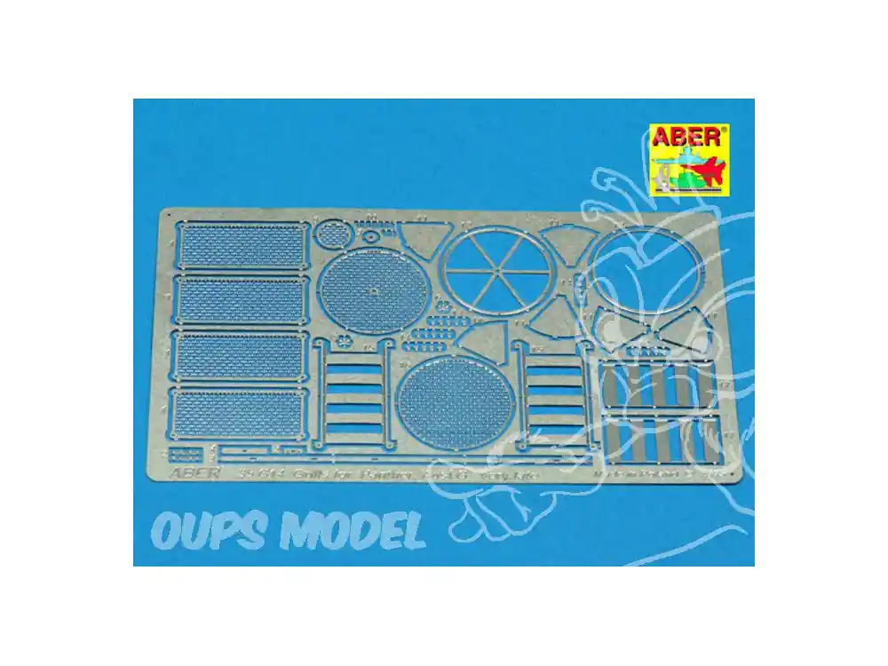 Commande En Gros Aber 35G14 Grilles pour Sd.Kfz.171 Panther Ausf.G late Tamiya 1/35