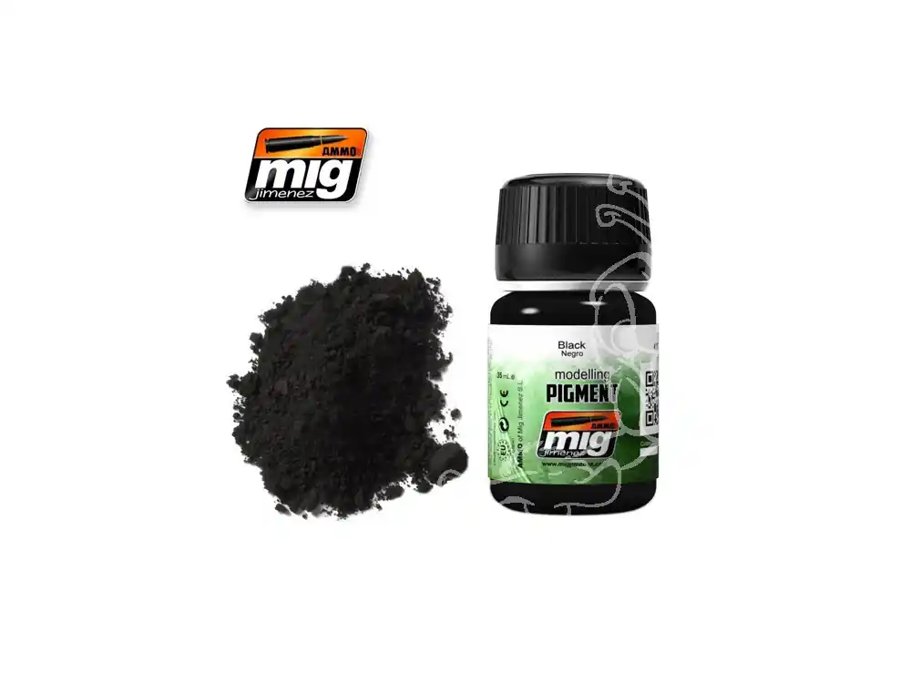 MIG pigments 3001 Noir AK-039 35ml Meilleure Vente