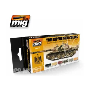 MIG peinture 7113 Set Couleurs Guerre de Yom Kippur 6 x 17ml Authentique
